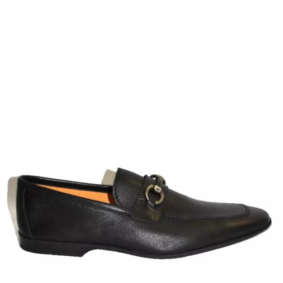New! Magnanni Diago Apron Toe Bit Loafer Black Size 12 M US 17532 DD472